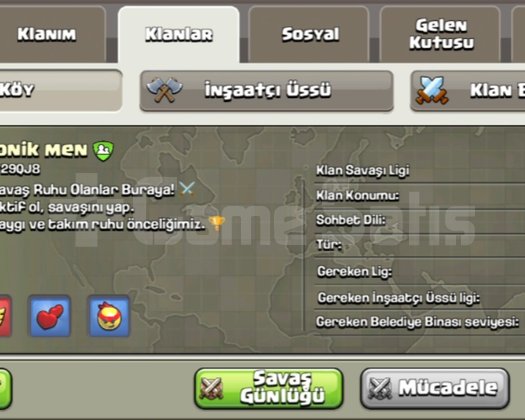30 SEVİYE BOMBA KLAN SATIŞI