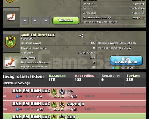 10sv Derecesiz Lig Klan