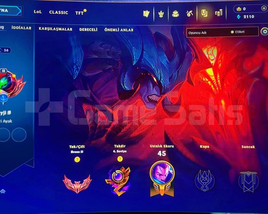 Lol euw hesap