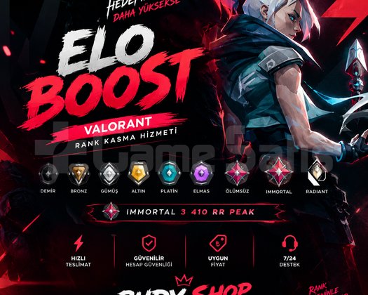 | VALORANT Elo Boost | En Uygunundan |