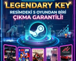 POPÜLER OYUN GARANTİLİ LEGENDARY KEY
