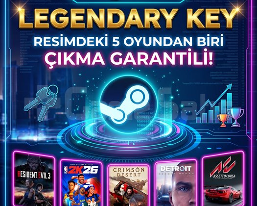 POPÜLER OYUN GARANTİLİ LEGENDARY KEY