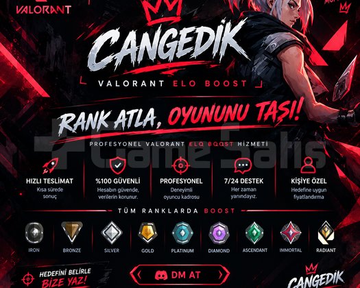 VALORANT ELO BOOST | UYGUN FİYATLI