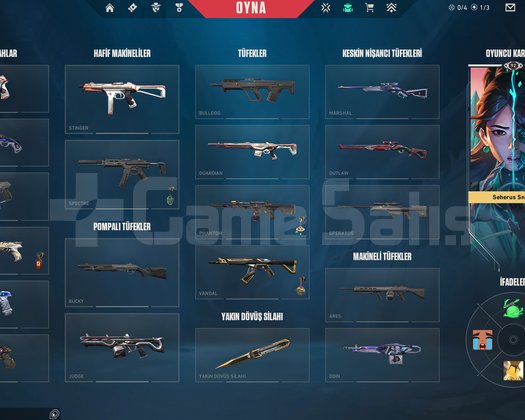 Smurflük Top Rank Dia, Skinli Hesap