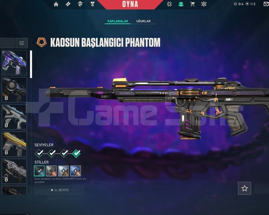 Smurflük Top Rank Dia, Skinli Hesap