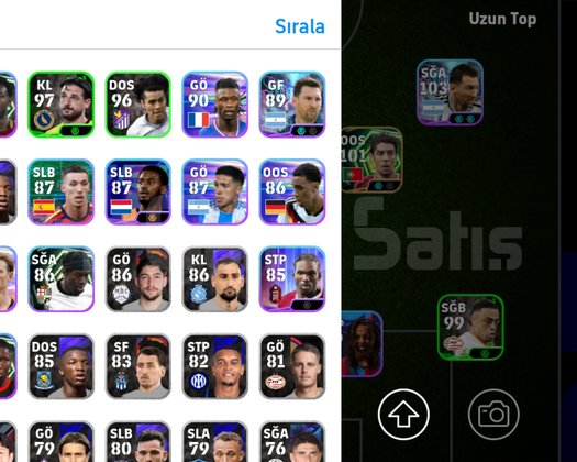 109 Ronaldo+3 tane bombacılı müq hesap