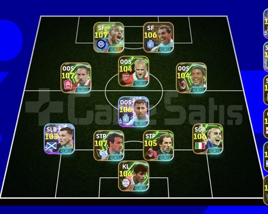 KG 3260 4 BOMBACI+RİBERY+ADRİANO+TEVEZ+R