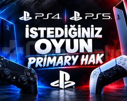 İSTEDİĞİNİZ OYUN PRİMARY HAK +GARANTİ