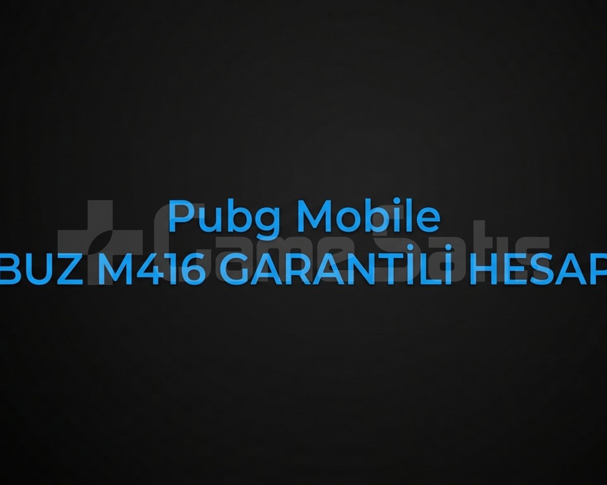 Pubg Mobile BUZ M416 GARANTİLİ HESAP