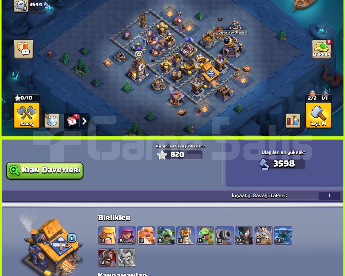 ÜCRETSİZ İSİM!! ÇOK UYGUN!! TH17 HESAP