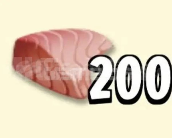 200 adet balık eti