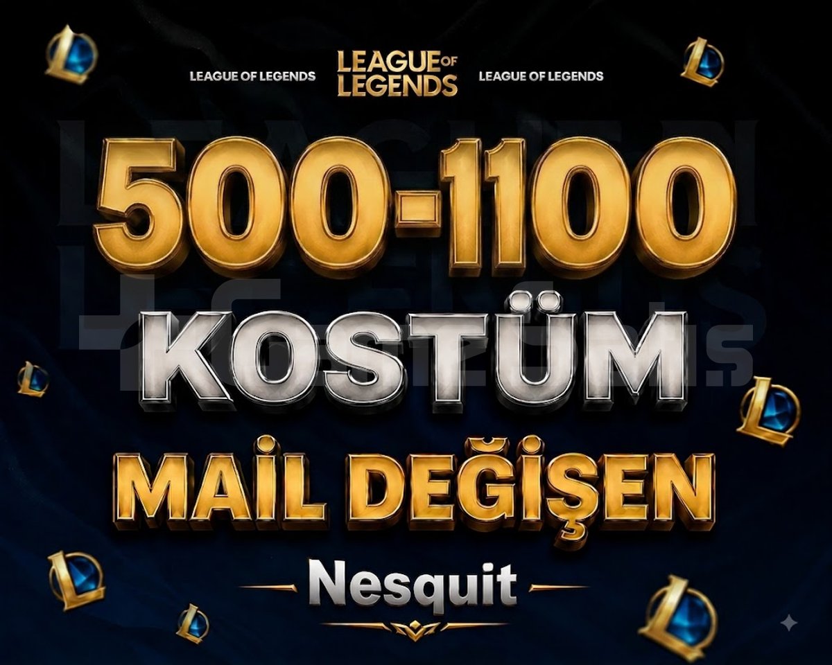 VIP | 500-1100 KOSTÜM | MAİL DEĞİŞEN |