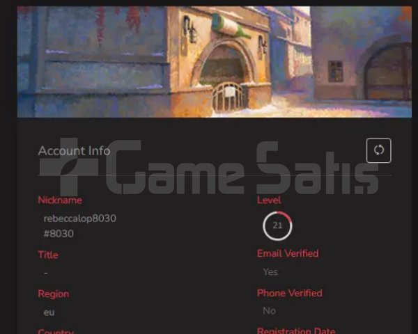 EU - RANK ATMAYA HAZIR - 21 LVL - 0 SKIN