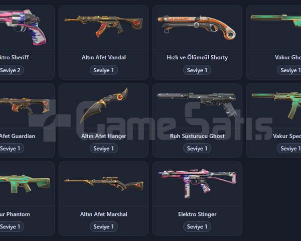 VALORANT+LOL HESABI - SKİNLİ