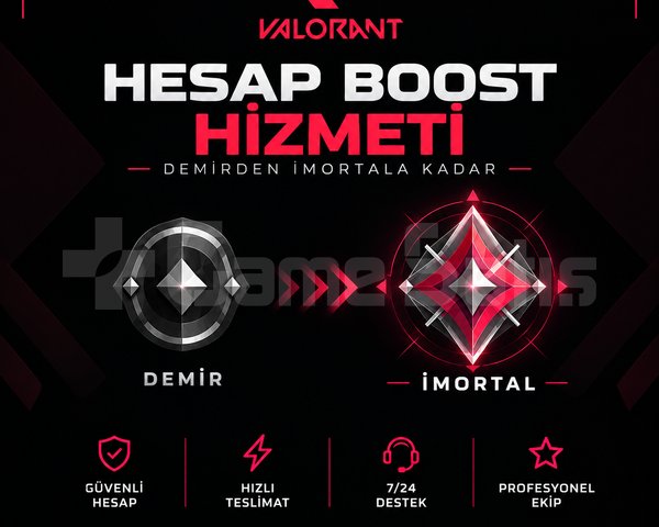 Valorant İmmortaldan Elo-Boost Hizmeti