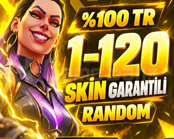 VALORANT 1-120 SKİN GARANTİLİ RANDOM | T