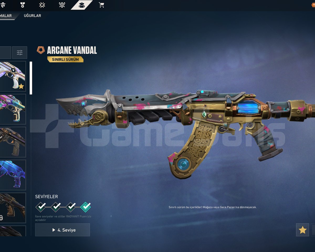 Yüce 1 görmüş, Arcane Vandal, Kuronami,