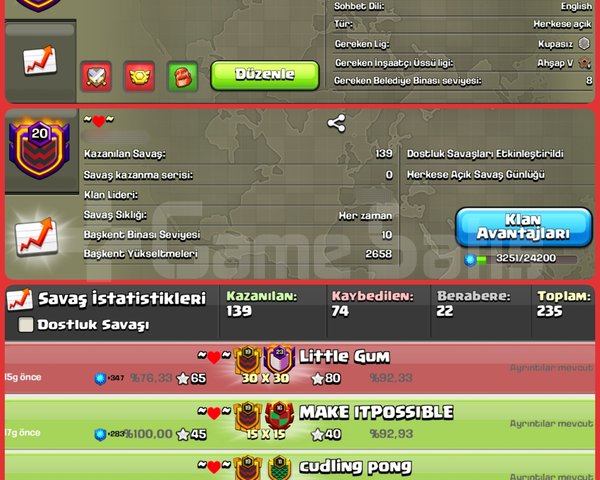20 LVL KALP EMOJİLİ KLAN