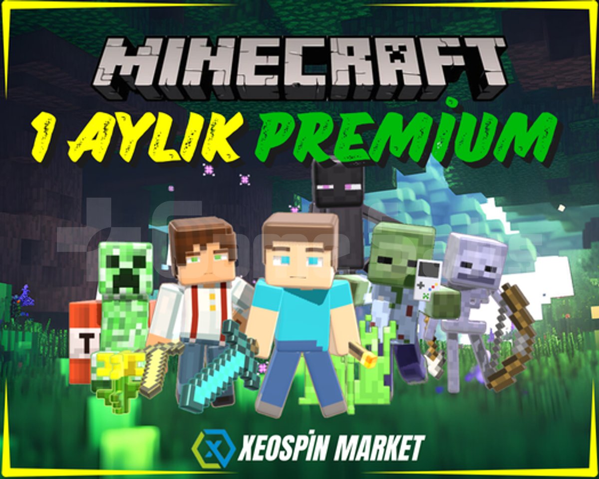 Minecraft 1 Aylık Premium + OTO TESLİM