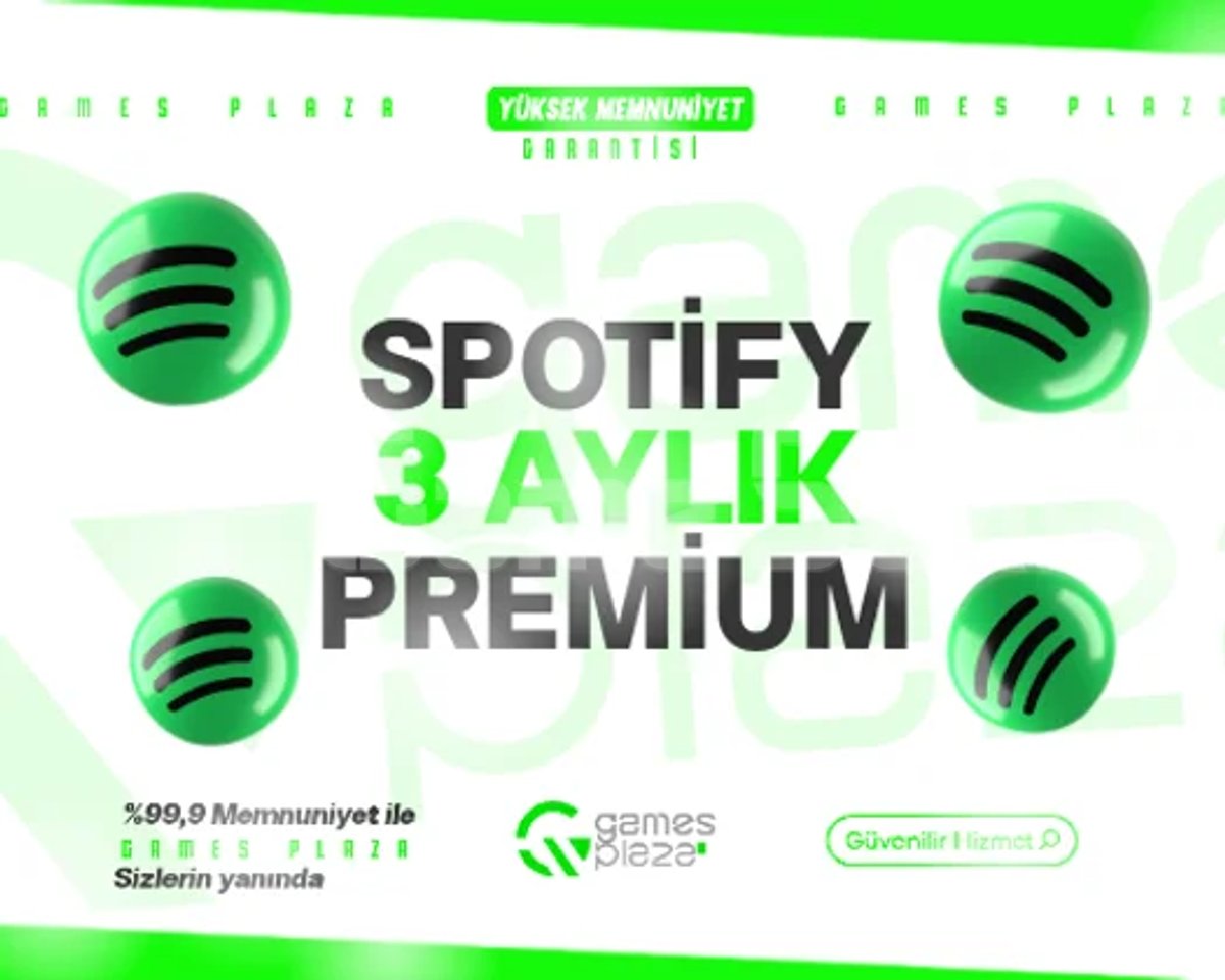 3 AYLIK SPOTİFY PREMİUM KENDİ HESABINIZA