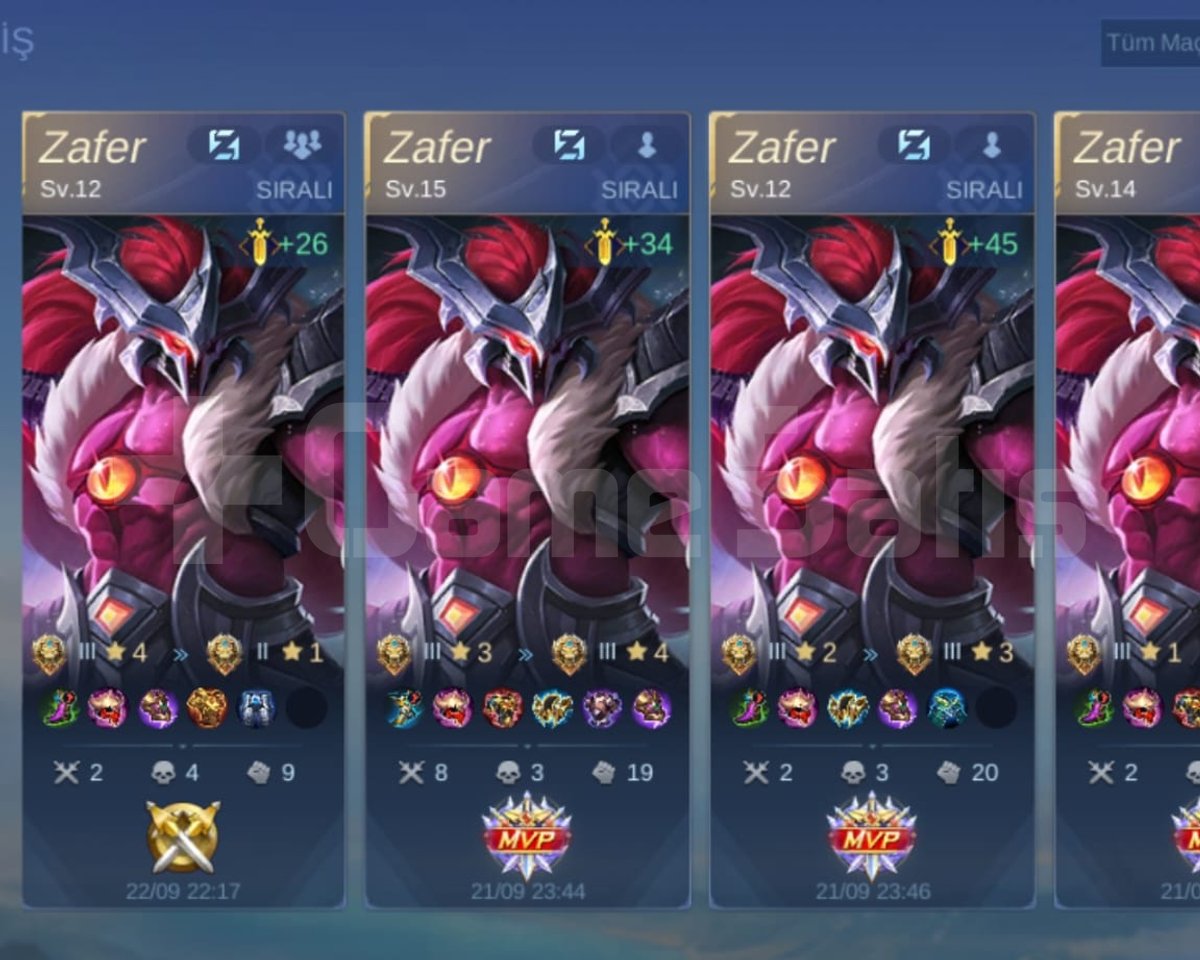 Mobile Legends 63 Yıldız BOOST
