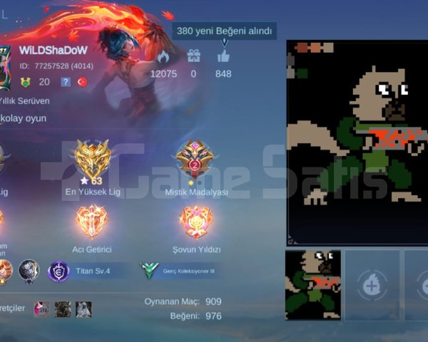Mobile Legends 63 Yıldız BOOST