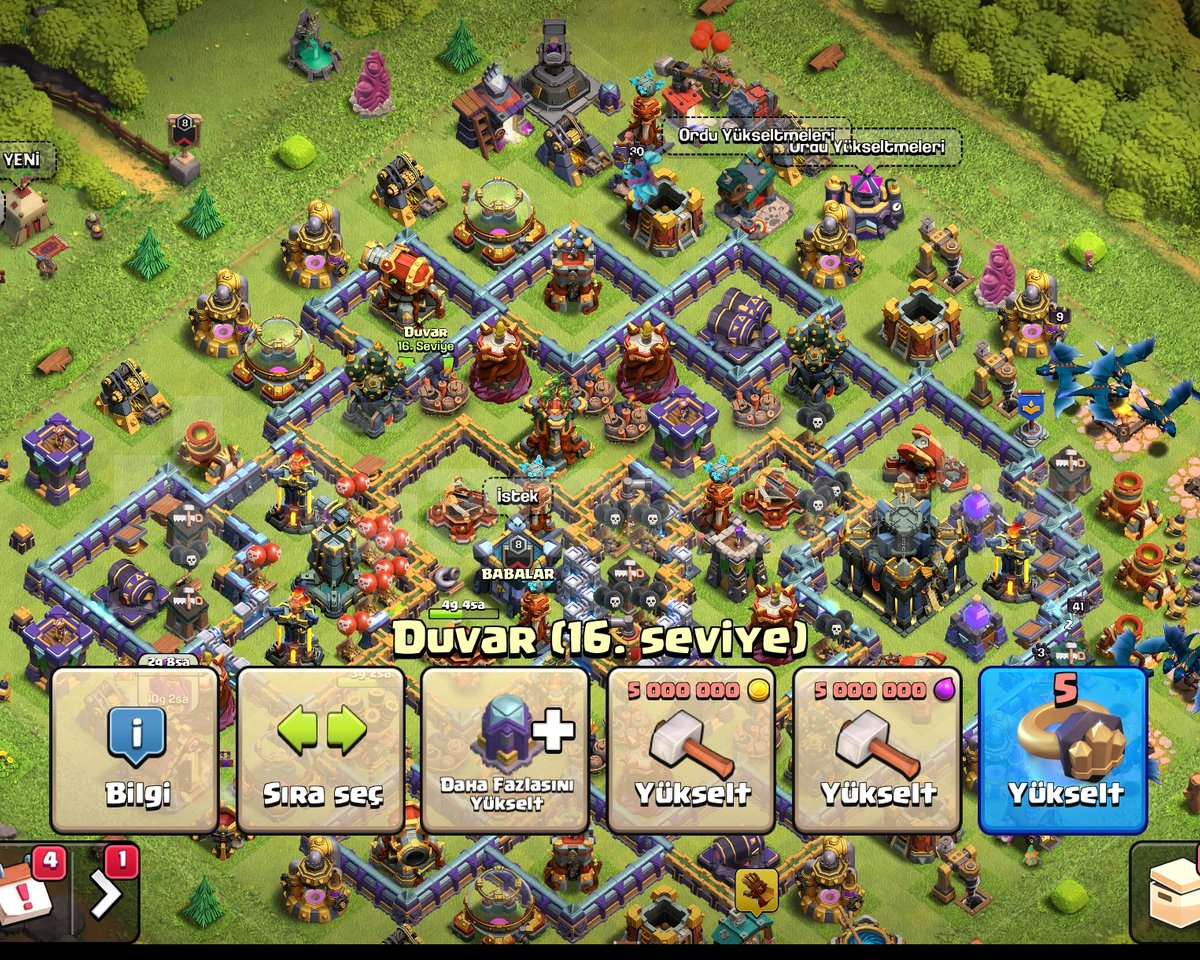 CLASH of clans hesap