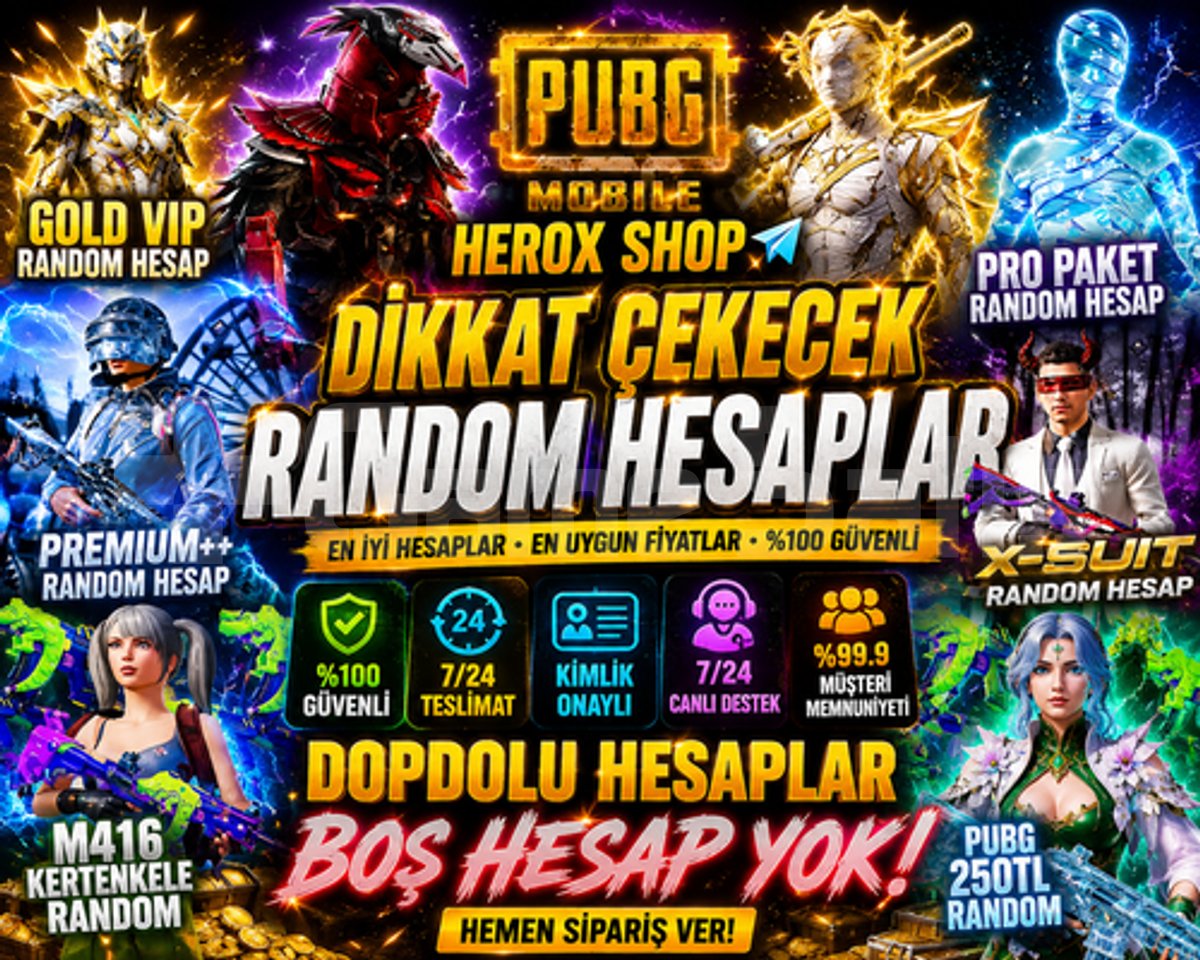 | 6 ADET HESAP | DOLU + LÜX + PREMİUM