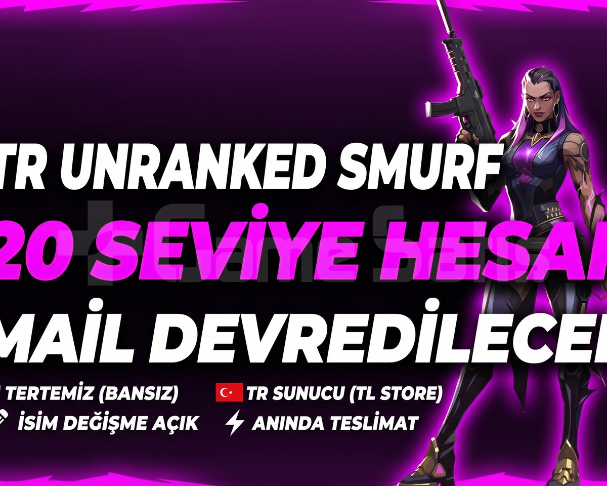 20 LWL UNRANKED! Hızlı Teslimat Smurf