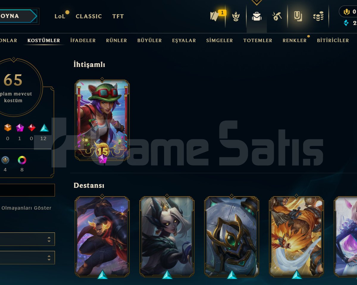 EUW / ZÜMRÜT 4 / 25 SKİN - 156 HERO