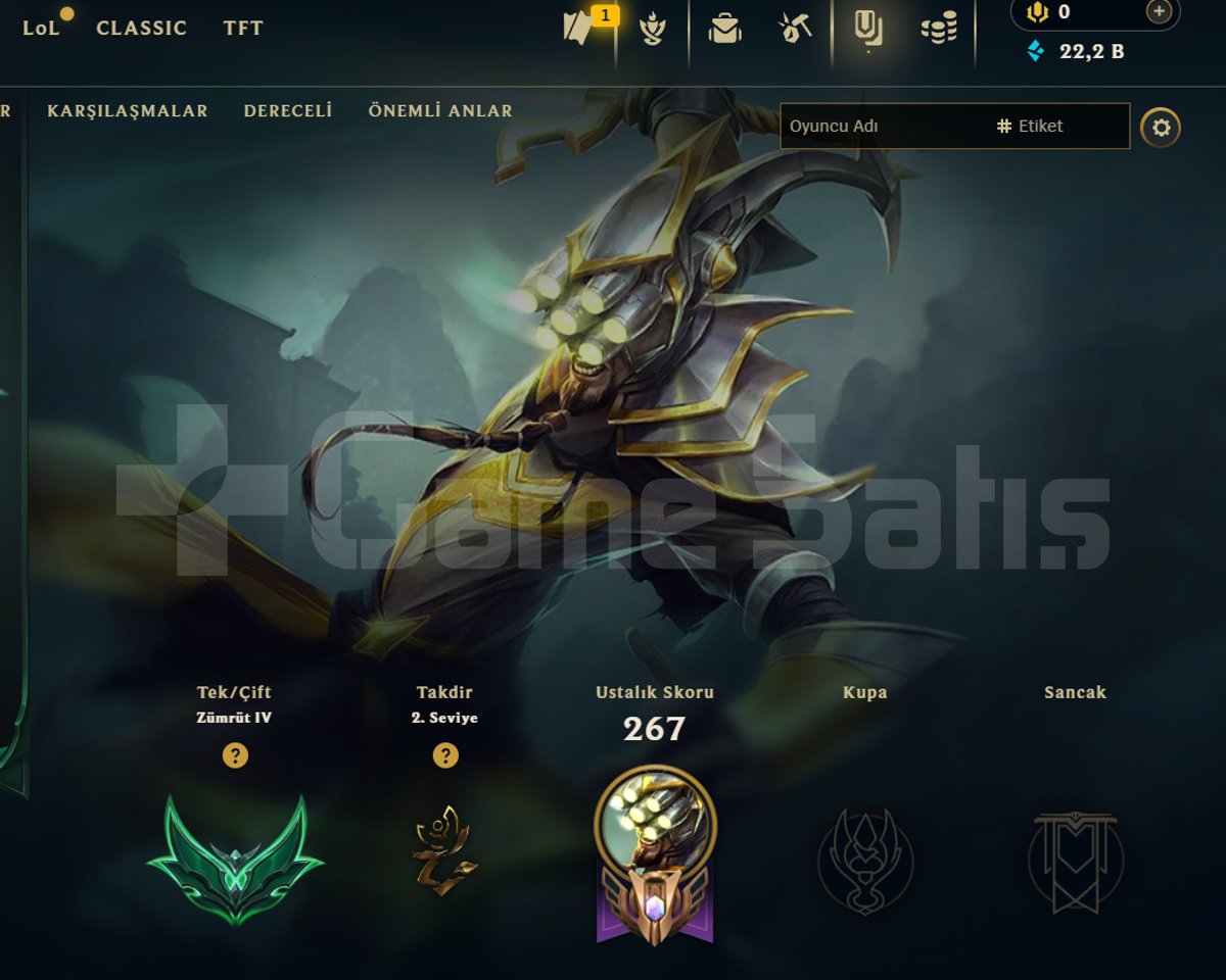 EUW / ZÜMRÜT 4 / 25 SKİN - 156 HERO