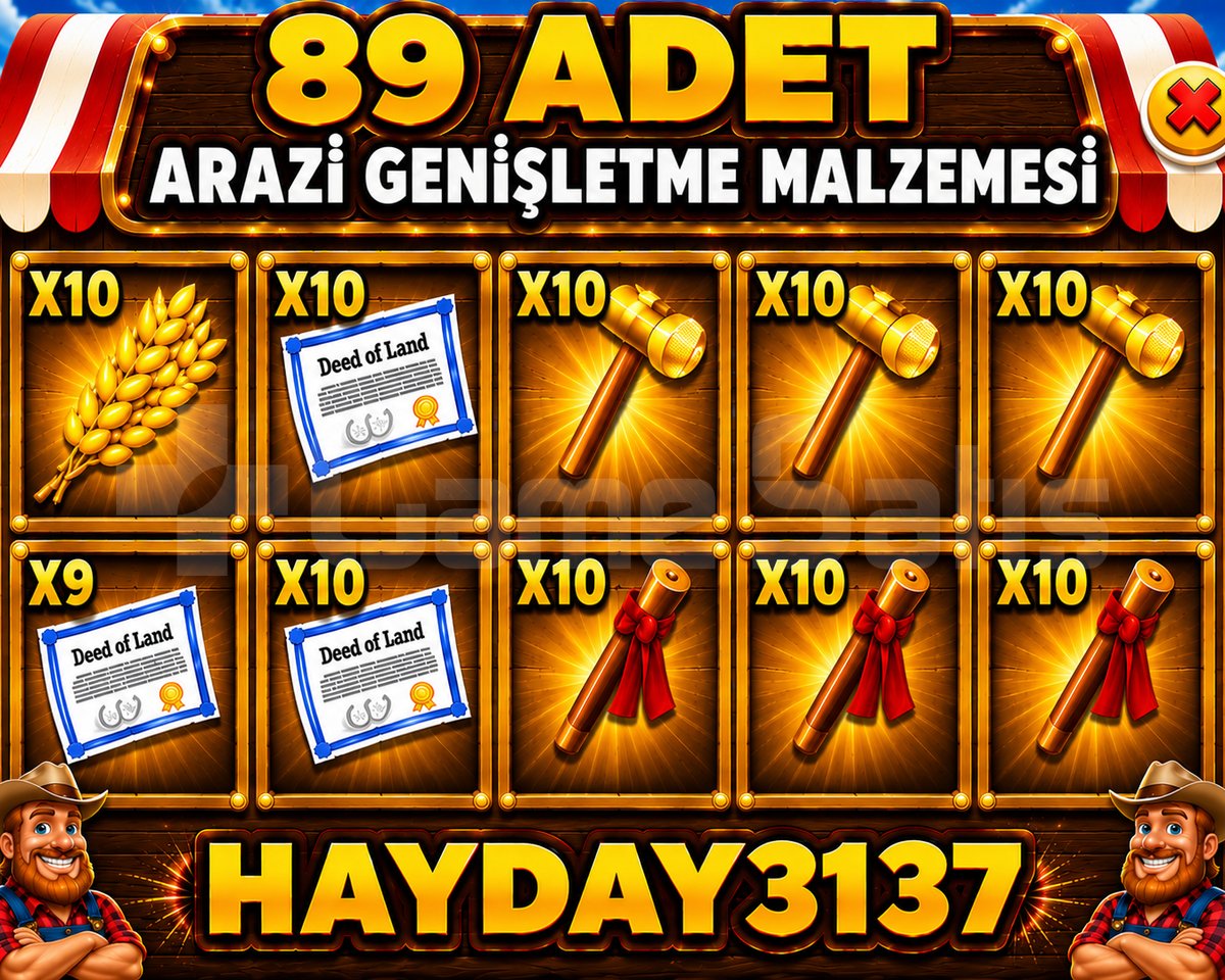 89 ARAZİ MALZEMESİ