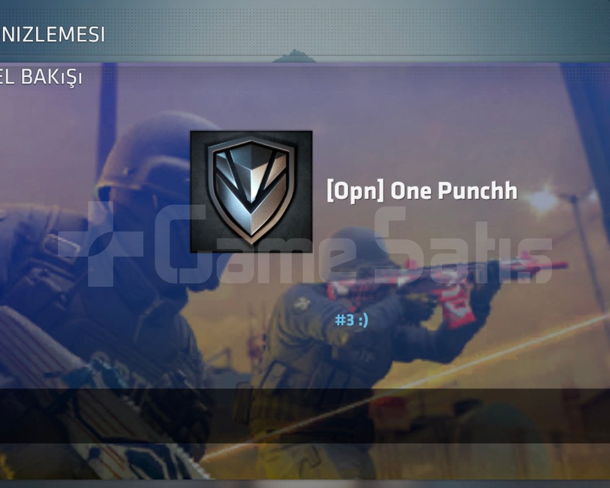 Satılık Critical ops Hesabı