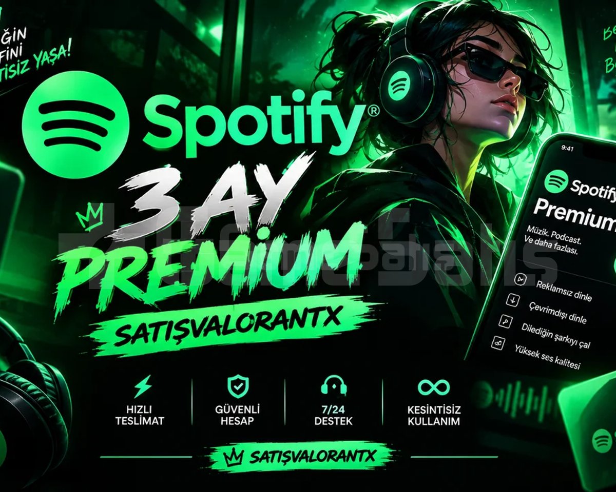 SPOTİFY 3 AY PREMİUM | DİREK TESLİMAT!