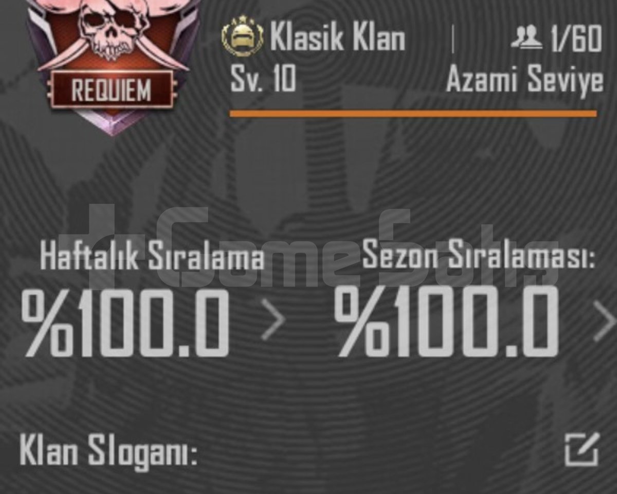 10 SV İSİM AKTİF KLAN SERİ TESLİMAT