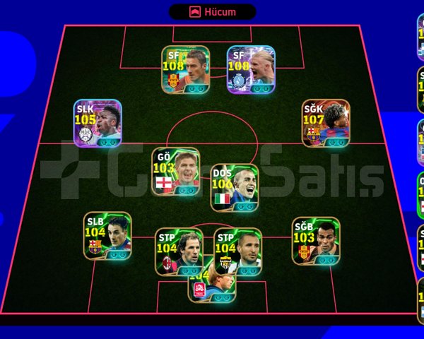 Efootball mobil nadir hesap