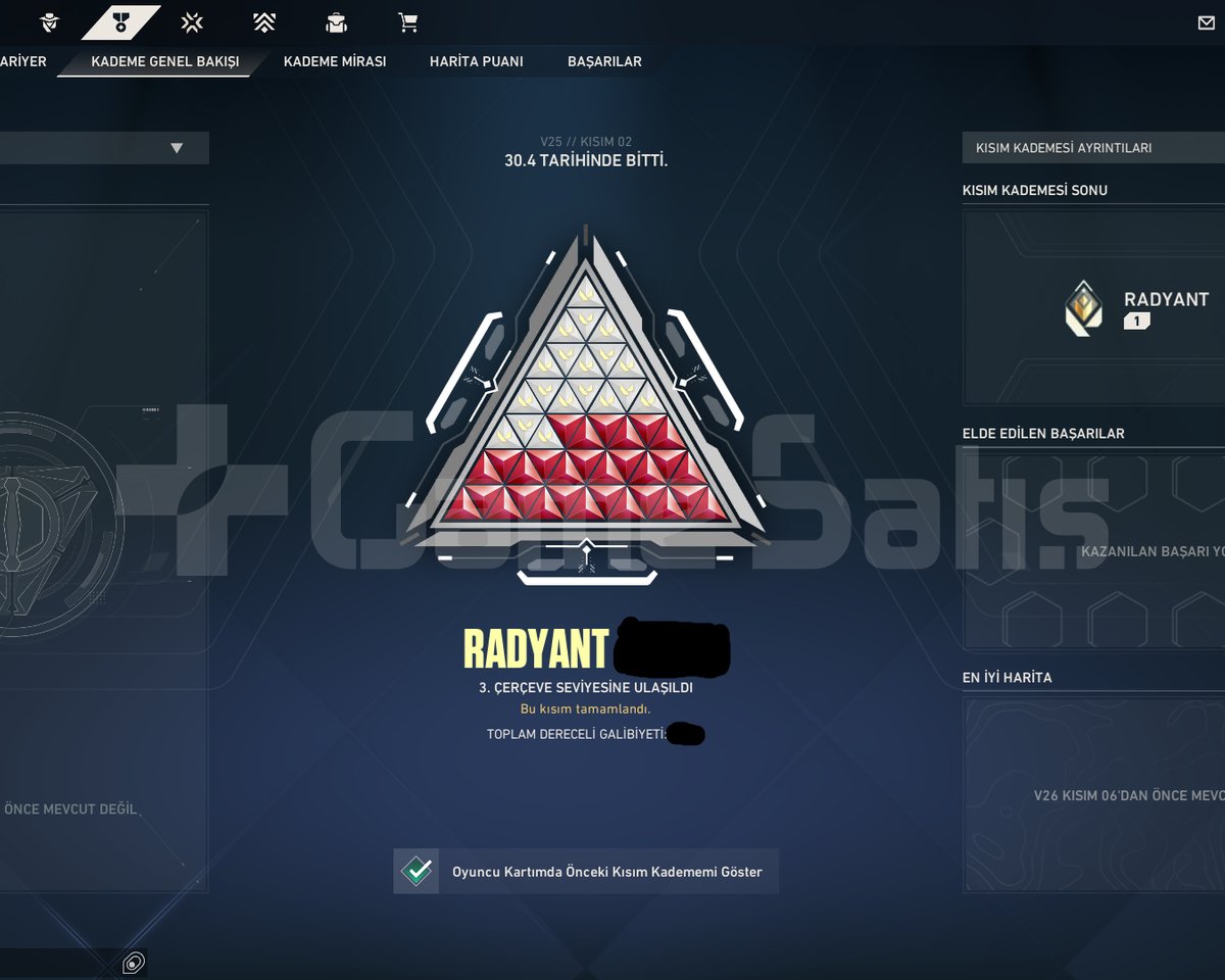 Valorant RADYANT Hesap
