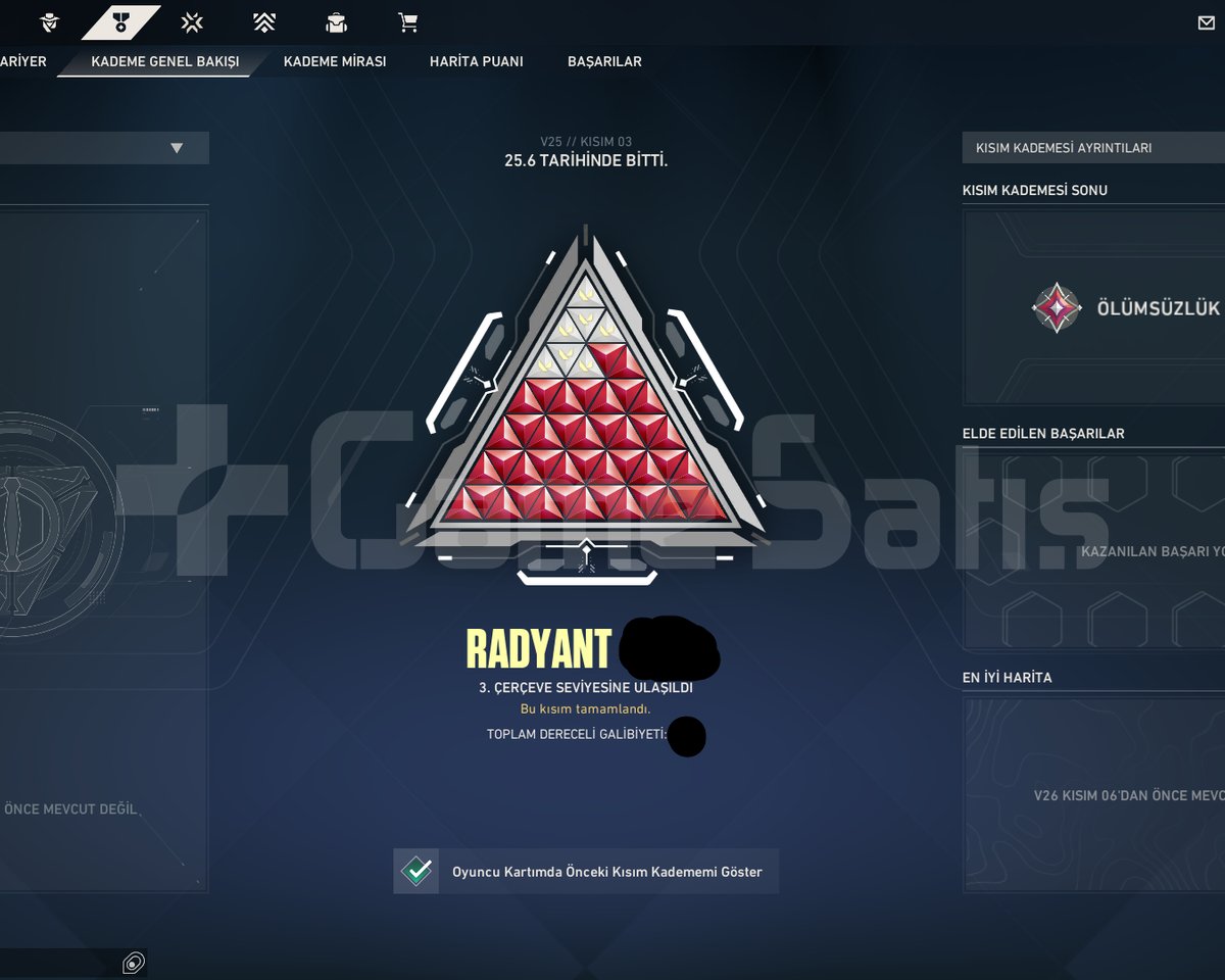 Valorant RADYANT Hesap