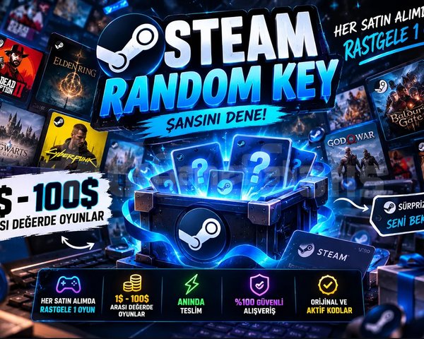 Steam Random Key 1-100