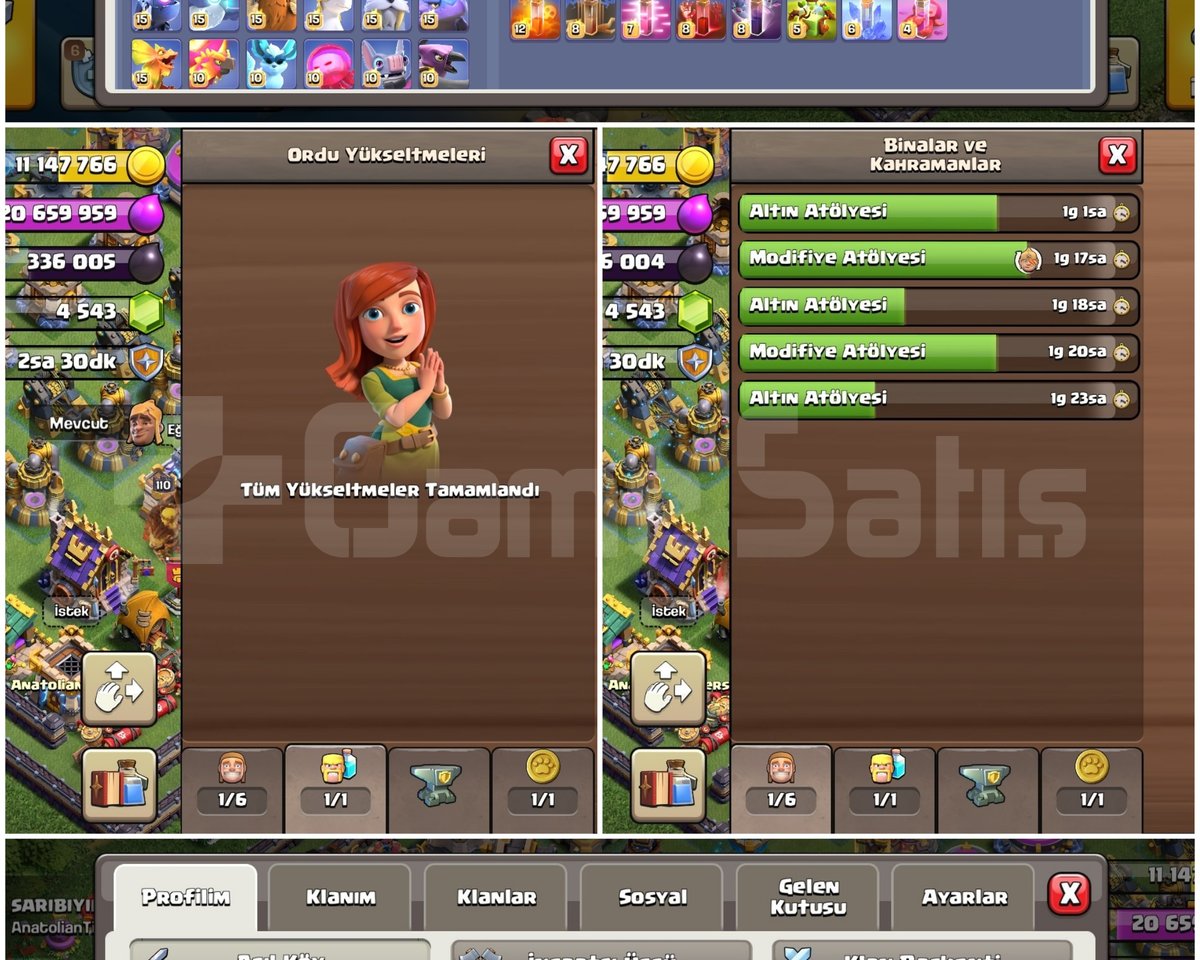 FULL+FULL HERSEYİYLE EKİPMANLAR DAHİL