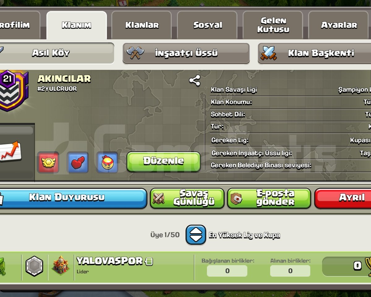 21 SEVİYE SAMP3 BASKENT FULL KLAN
