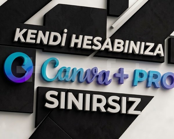 OTO | Canva+PRO | SINIRSIZ + HESABINA