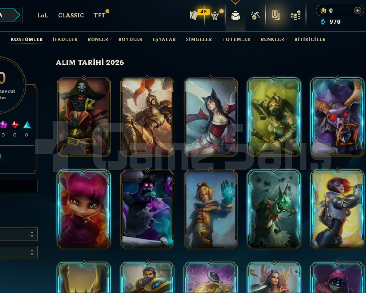 TR Master, 40 Skin, 100 Hero