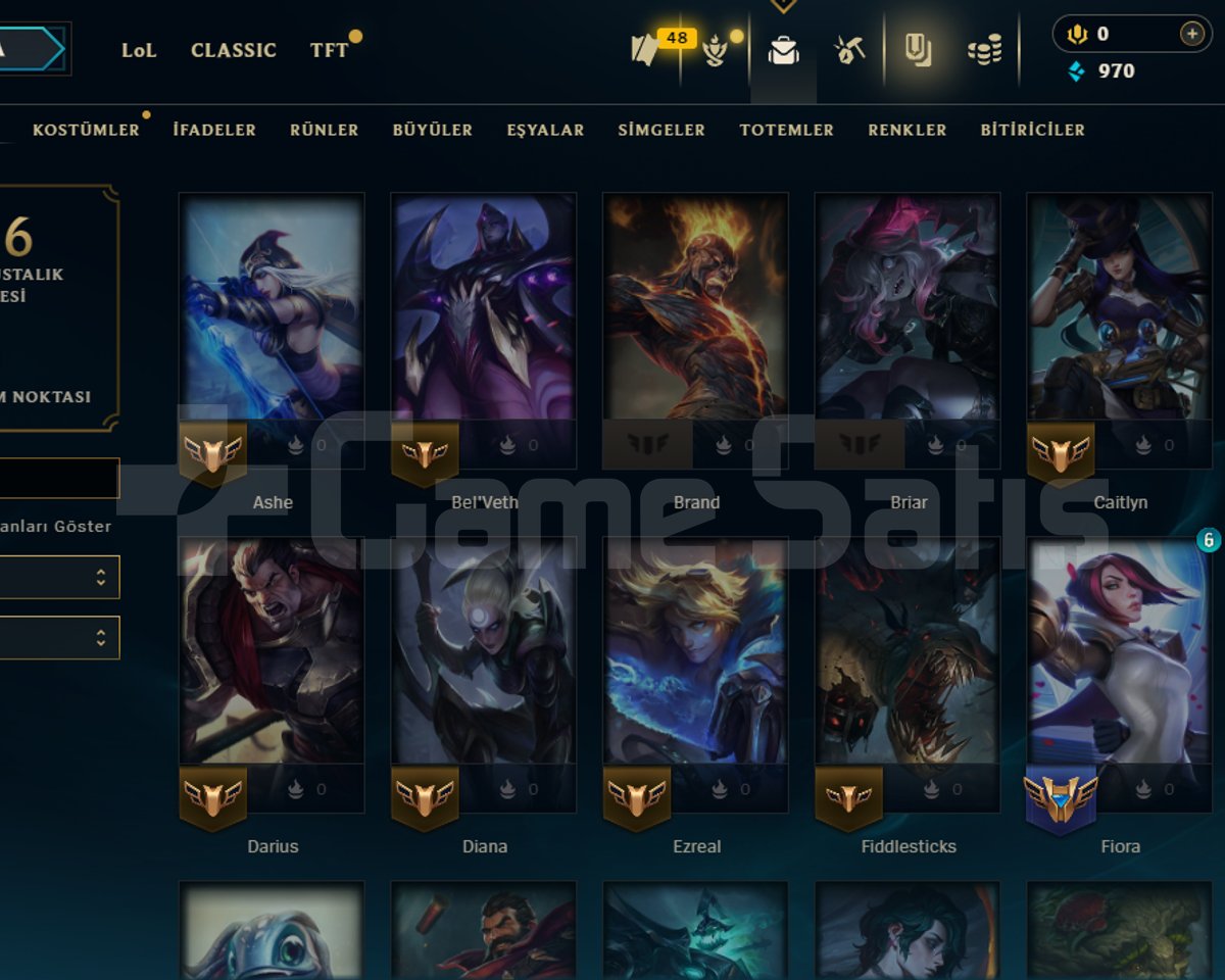 TR Master, 40 Skin, 100 Hero