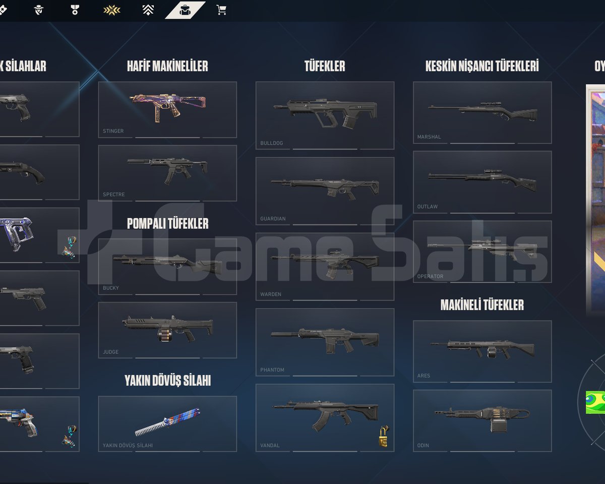 Yoru Kelebek Bıçaklı Hesap, 5+ Skin
