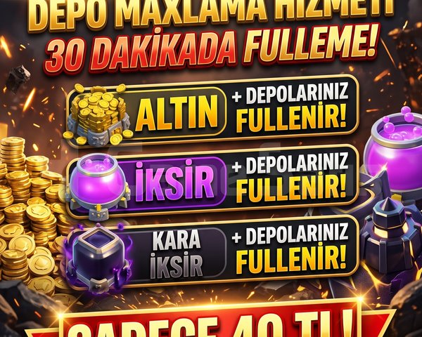 Depo Maxlama Hizmeti