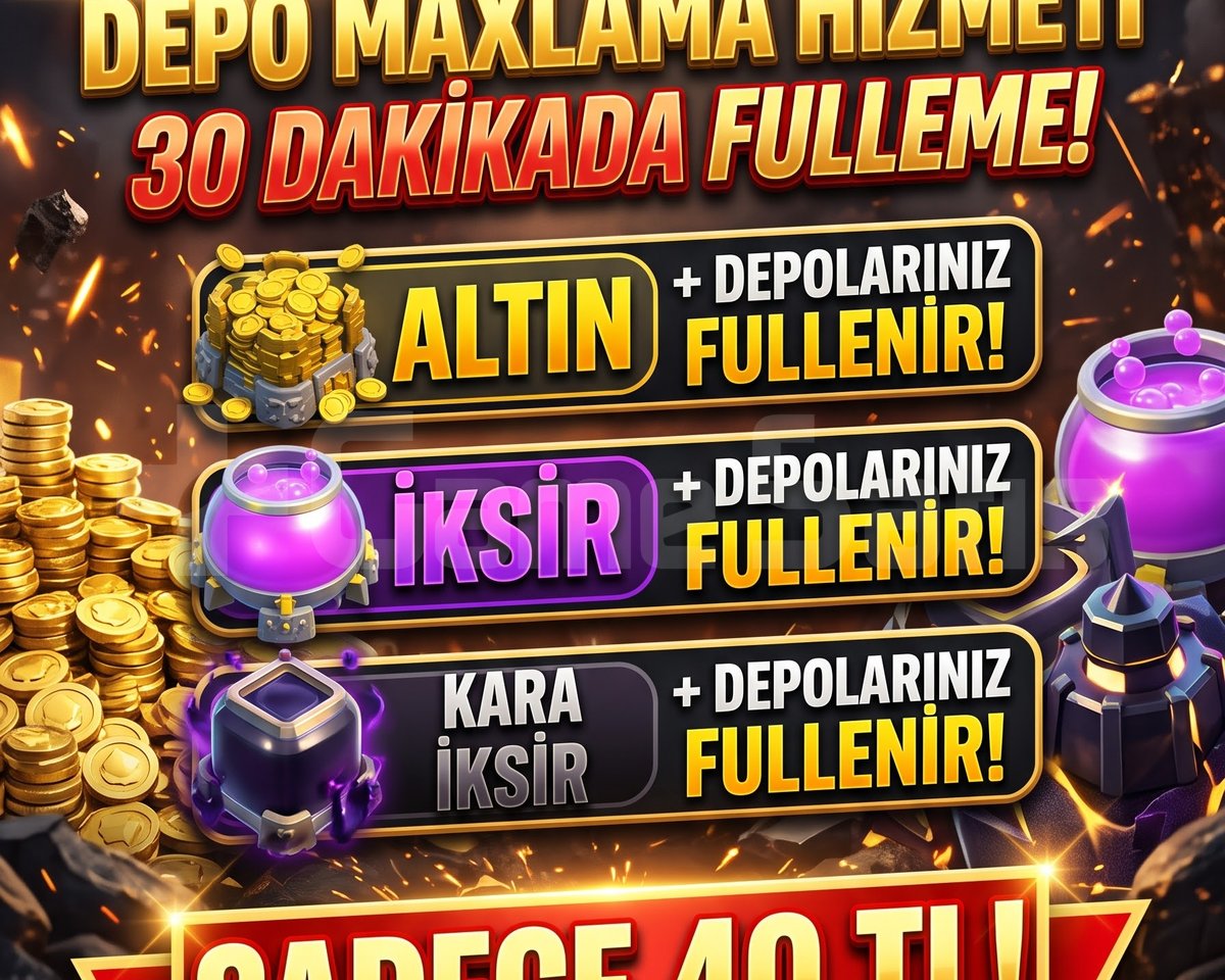 Depo Maxlama Hizmeti