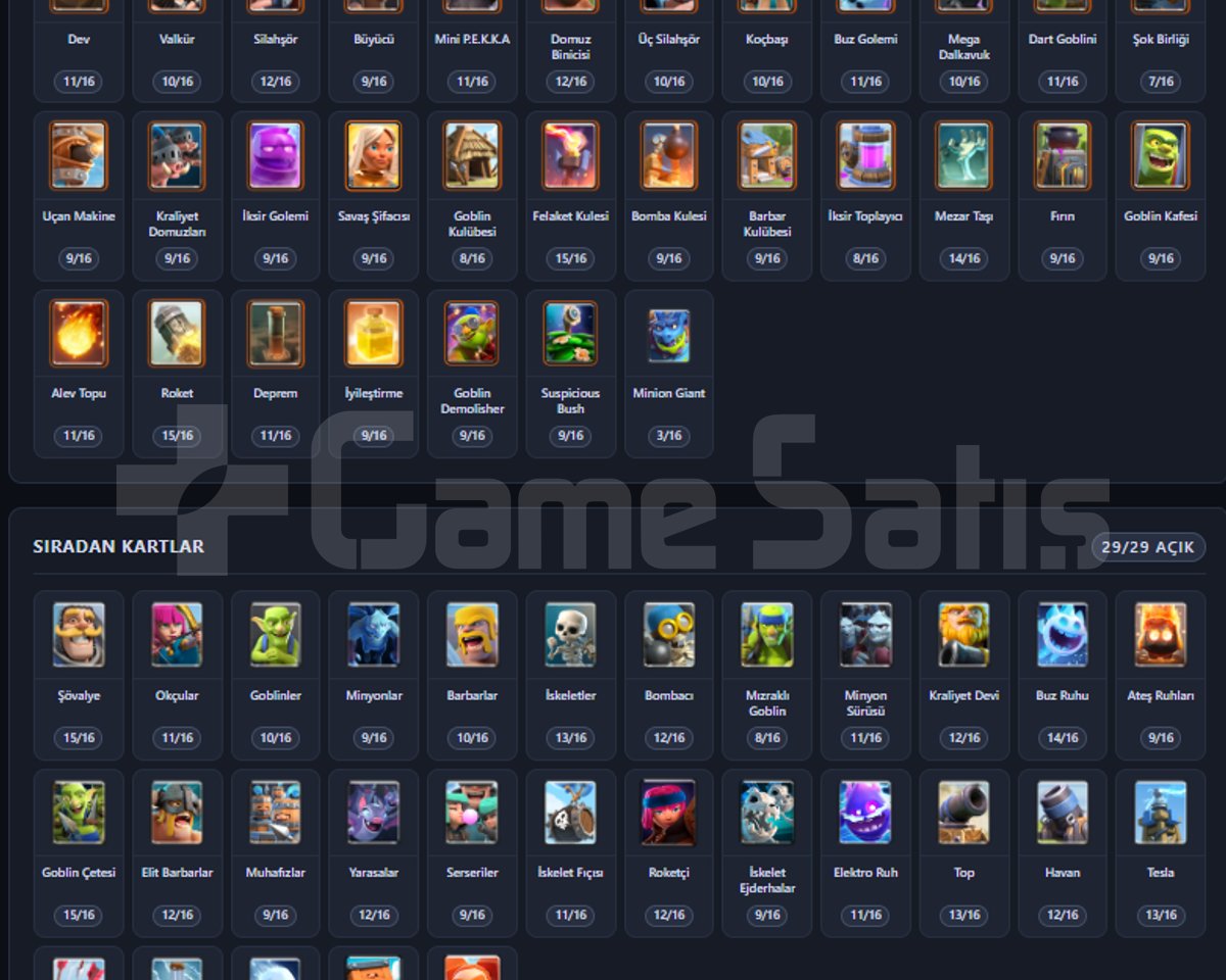 Brawl Stars Clash Royale Hesabı