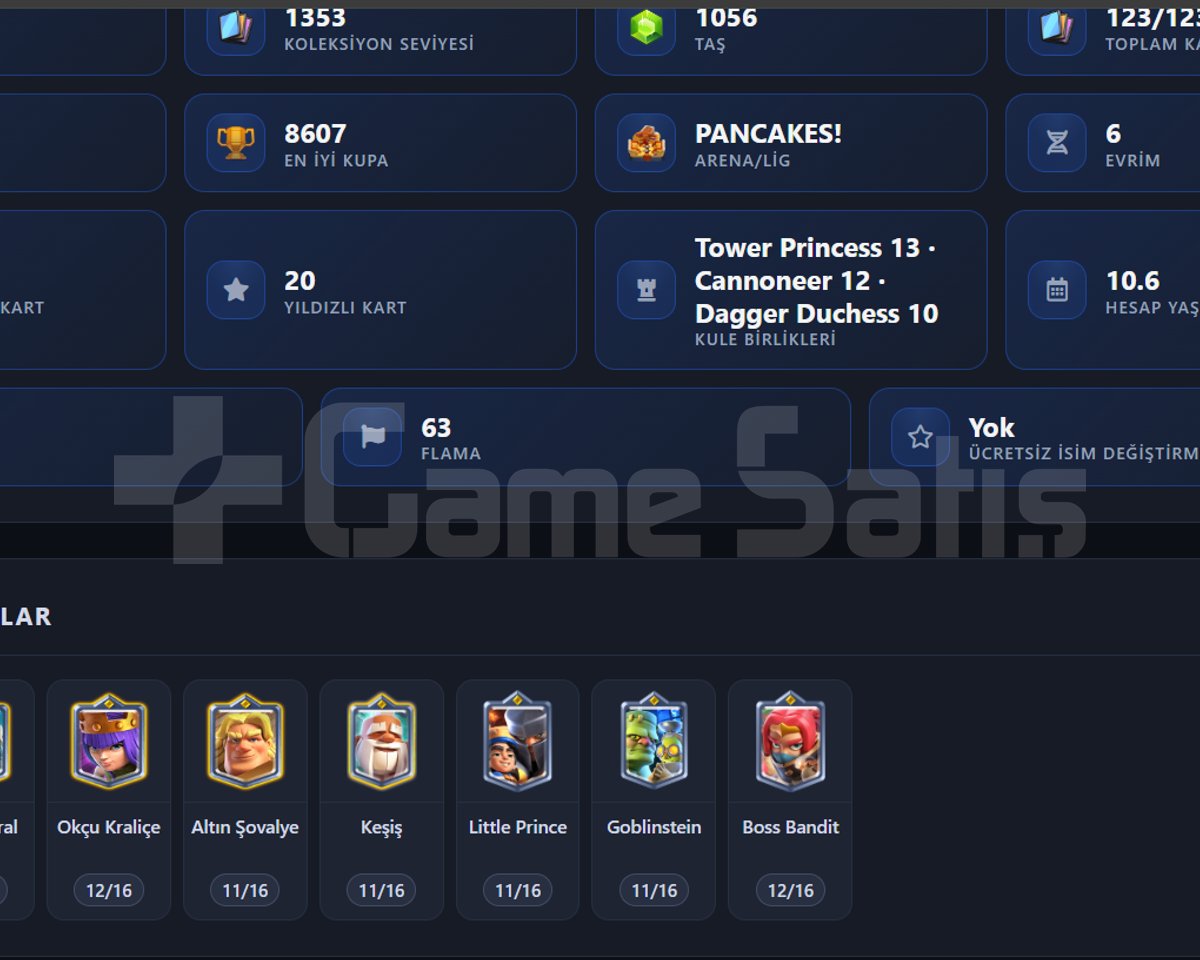 Brawl Stars Clash Royale Hesabı