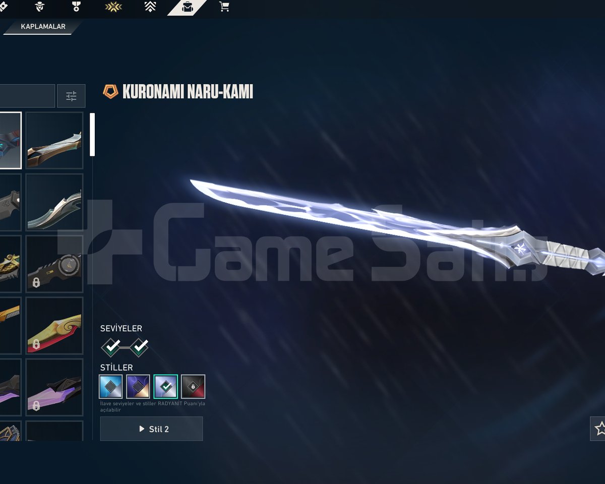 30000+ VP Harcanmış, 4+ Bıçak, Ful + Ful